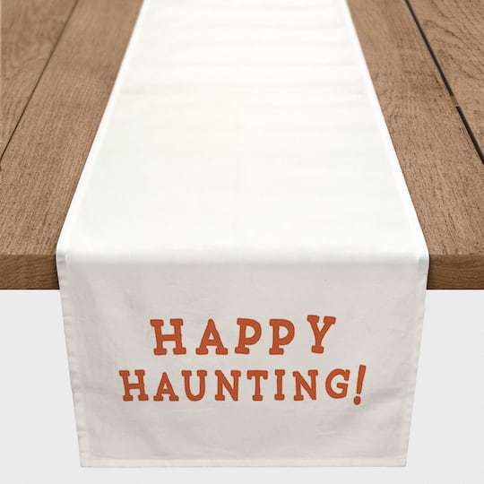 90" Happy Haunting Web Table Runner